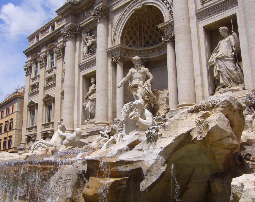 Trevi Fəvvarə Xingyan Daş heykəltəraşlığı ilə görüşür: Çin və qərb daş heykəllərinin toqquşması