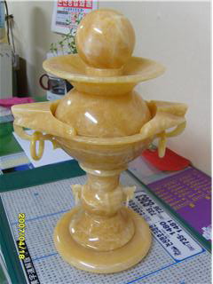 Çin Xingyan Mihuang Stone Feng Shui Ball Fəvvarə heykəltəraşlığı