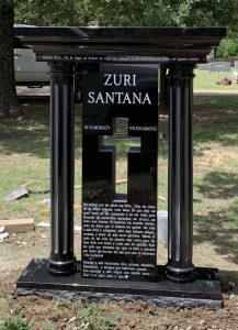 Avropa tərzi sütun tərzi tomb daşı daş oyma